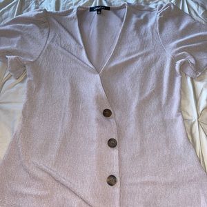 tan button up blouse, never been worn no stains.